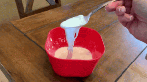 Oobleck at-home science experiment