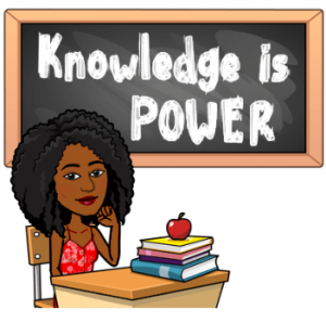 Knowledge is power Bitmoji