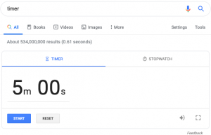 Google timer