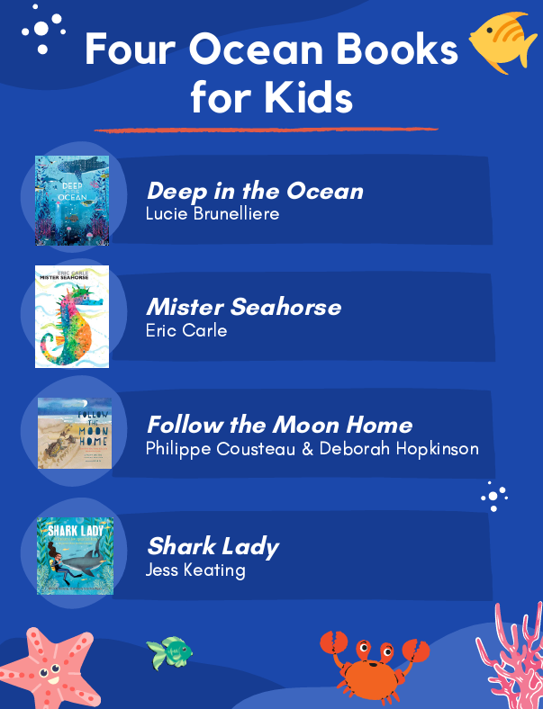 2022 Summer Library Program - Ocean books for kids