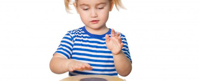 girl drumming
