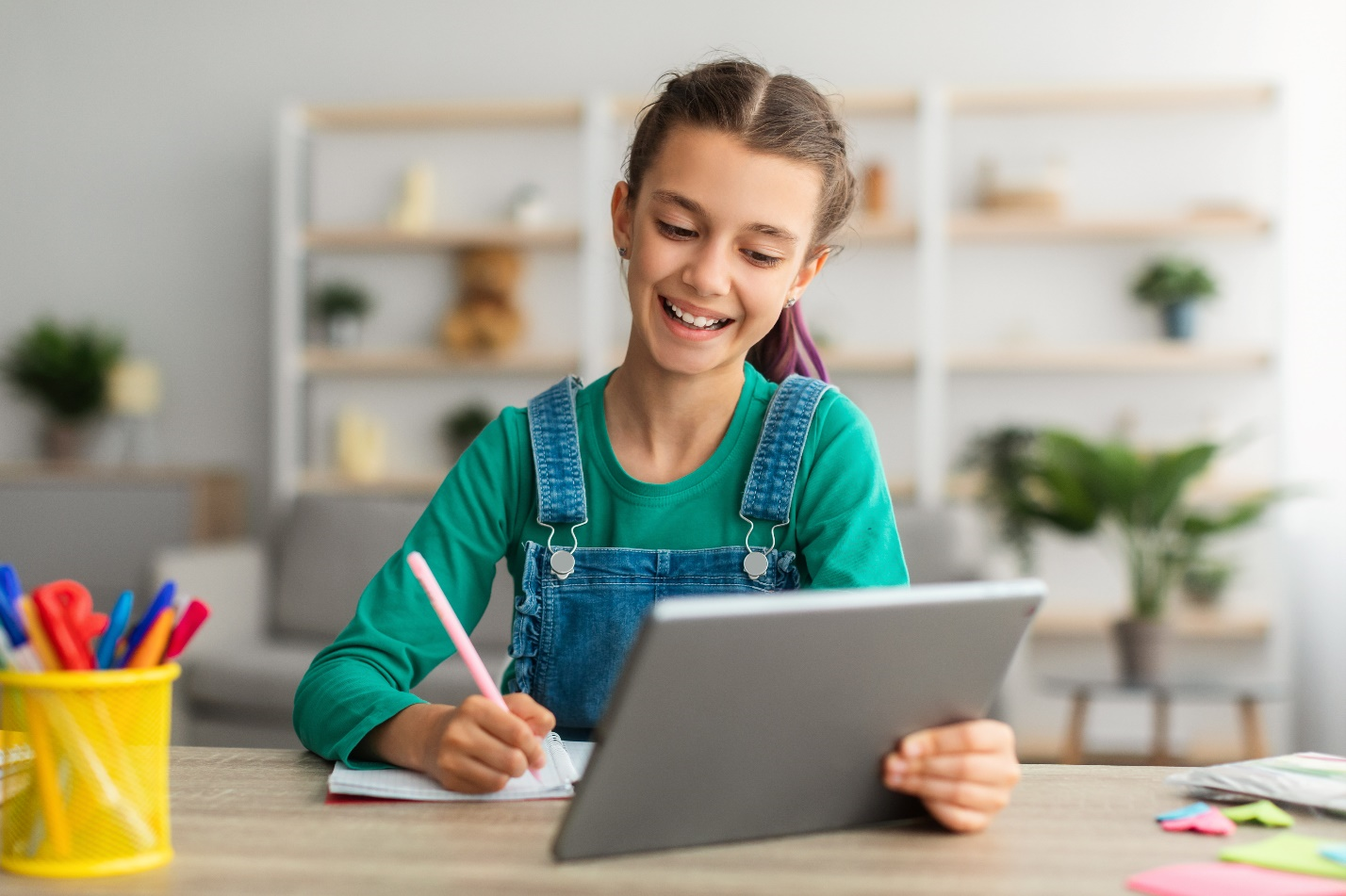 Girl on Ipad